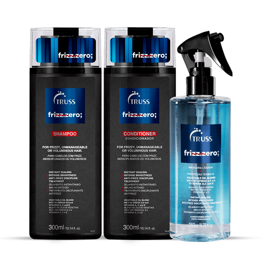 TRUSS FRIZZ ZERO Thermal Protection, Shampoo & Conditioner